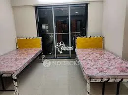 Well-Ventilated PG Rooms with Natural Light, Study Desks, and Large Wa