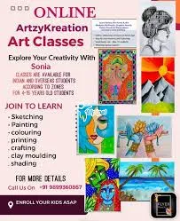 Create Original Artwork with Guidance from Our Experienced Art Teacher