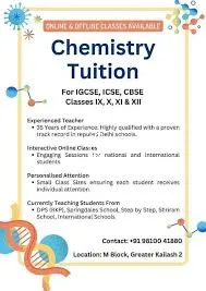 Transform Your Chemistry Learning Experience with Professional Tuition