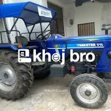 Tractor with Powerful Engine for Heavy Farming Loads and Comfort