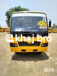 Comfortable intercity AC coach bus for family and tourist groups
