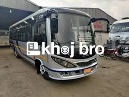 Elegant sleeper coach bus with premium seating and safe design