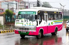 Comfortable staff bus built with cushioned seats and modern design