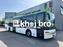Comfortable intercity luxury bus with smooth ride and wide seats