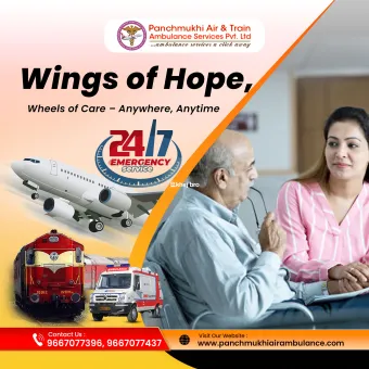 With Panchmukhi Air and Train Ambulance Service in Patna, we transport