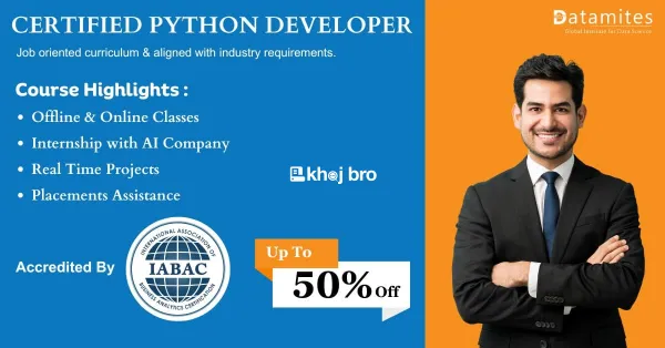 DataMites Python Classes in Faridabad