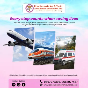 Hire Panchmukhi Low Cost Air and Train Ambulance in Mumbai Cost