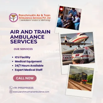 Panchmukhi Hi Tech Air and Train Ambulance in Kolkata cost