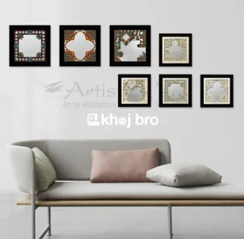 Sumukhi Decorative Wall Mirrors by Artisticks – Premium Brass Mirror D