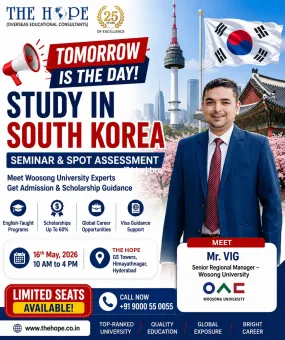 Explore Your Future at THE HOPE South Korea Seminar – 16 May