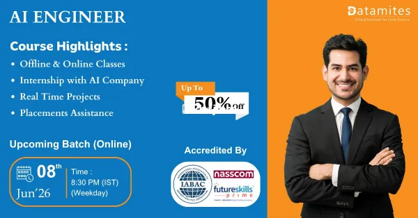 DataMites Best Artificial Intelligence Course in Guntur  