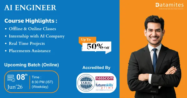 DataMites Best Artificial Intelligence Course in Panaji  