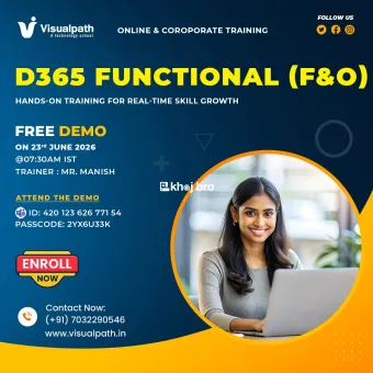D365 Functional (F&O) Online FREE Demo | Enroll Now